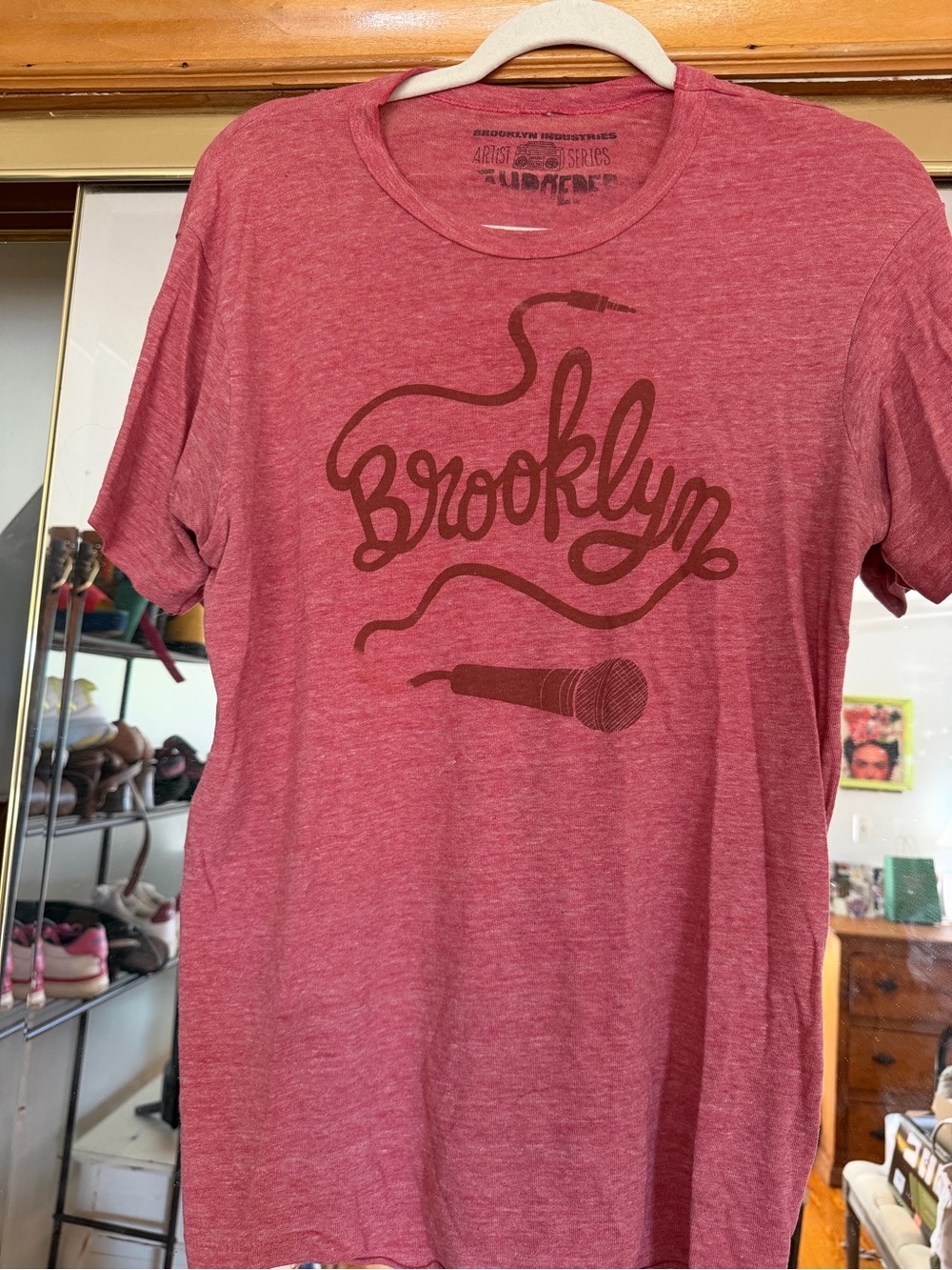 Brooklyn Graphic Tee - Red Men's T-Shirt